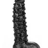 All Black Dark Crystal Dildo - DC23