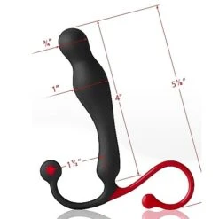 Sex Shop -Sex Shop aneros eupho syn silicone male g spot stimulator prostate massager black red 1