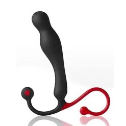 Aneros Eupho Syn Silicone Male G-spot Stimulator & Prostate Massager Black/Red -Sex Shop aneros eupho syn silicone male g spot stimulator prostate massager black red 2