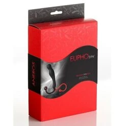 Aneros Eupho Syn Silicone Male G-spot Stimulator & Prostate Massager Black/Red