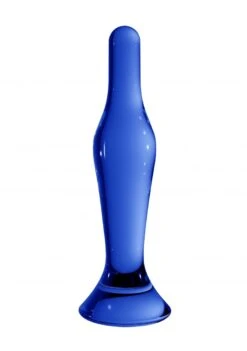 CHRYSTALINO Flask Anal Dildo - Blue -Sex Shop chrystalino flask anal dildo blue 6