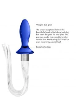 CHRYSTALINO Tail Glass Butt Plug