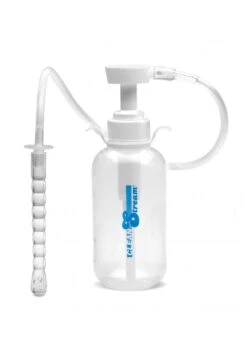 Clean Stream Pump Action Enema Bottle W/ Nozzle - Transparent 5 Clean Stream Pump Action Enema Bottle W/ Nozzle - Transparent -Sex Shop clean stream pump action enema bottle w nozzle transparent 2