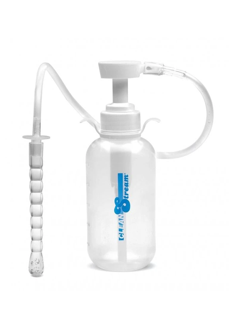 Clean Stream Pump Action Enema Bottle W/ Nozzle - Transparent 3 Clean Stream Pump Action Enema Bottle W/ Nozzle - Transparent - Image 3