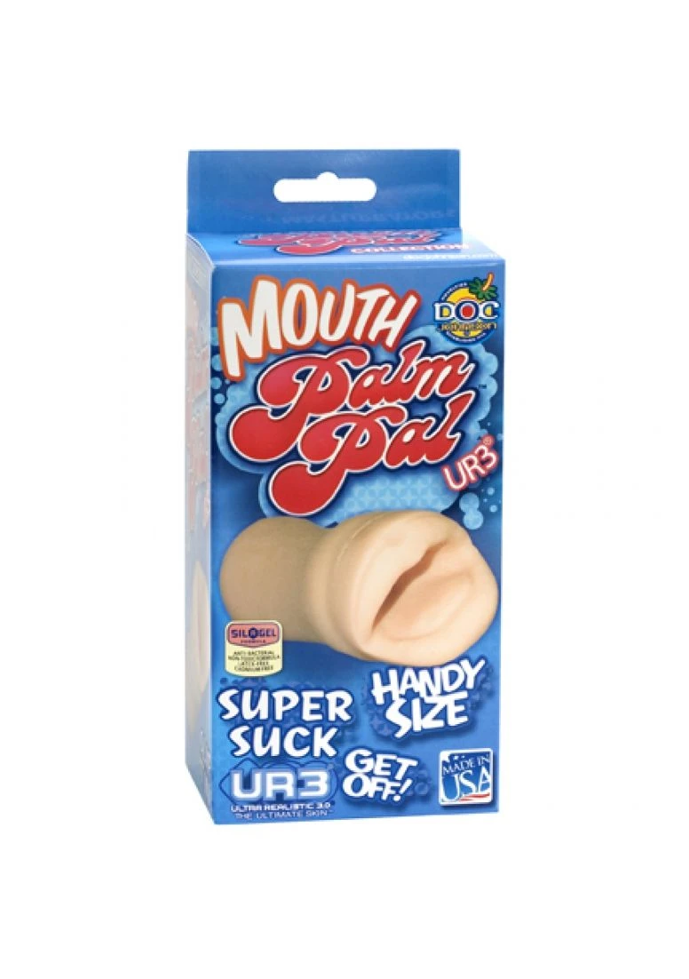 Doc Johnson Palm Pal - ULTRASKYN - Mouth - Flesh 1 Doc Johnson Palm Pal - ULTRASKYN - Mouth - Flesh