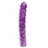 Doc Johnson Radiant Gems 8" Veined Slim Dong, Purple