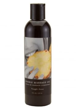Earthly Body Pineapple Edible Massage Oil - 8oz / 237ml