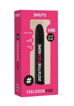 Feelgood Vibe #Staythefuckhome Vibrator - Black