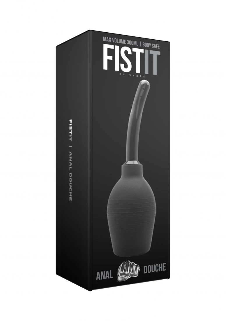 Fist It Anal Douche - Black 1 Fist It Anal Douche - Black
