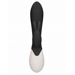 Flame Rechargeable Heating G-Spot Rabbit Vibrator-Black -Sex Shop flame rechargeable heating g spot rabbit vibrator black 2