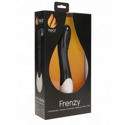 Frenzy Rechargeable Heating G-Spot Vibrator-Black -Sex Shop frenzy rechargeable heating g spot vibrator black 3