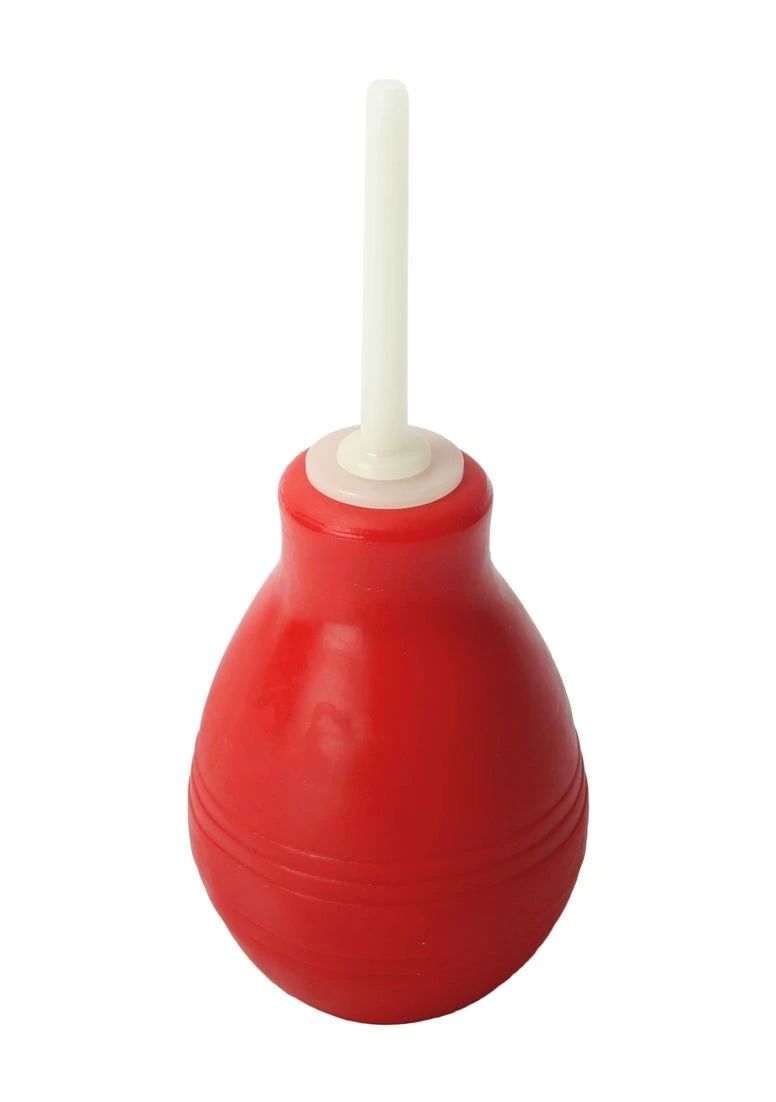 Frisky Clean Stream Enema Bulb - Red 2 Frisky Clean Stream Enema Bulb - Red - Image 2