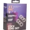 GC Cock Ring Set - Transparent