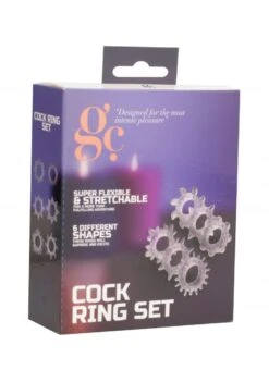 GC Cock Ring Set - Transparent