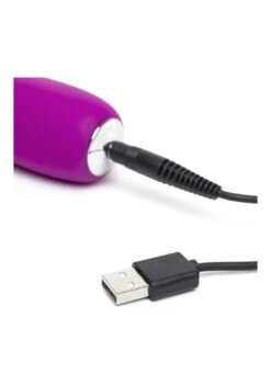 Happy Rabbit Slimline Realistic Vibrator - Purple