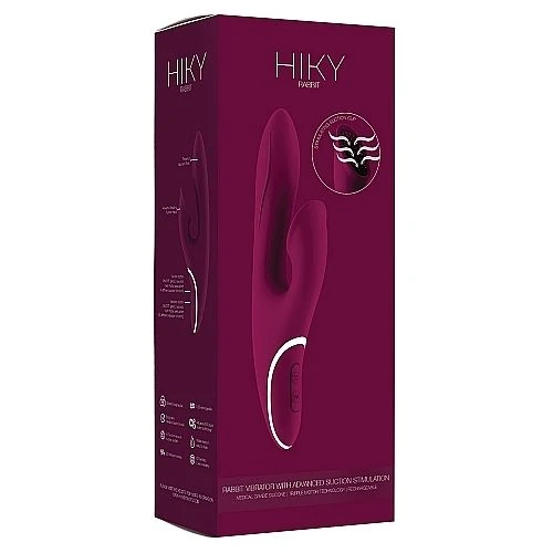 HIKY Rabbit With Clitoral Suction Cup-purple 4 HIKY Rabbit With Clitoral Suction Cup-purple - Image 4