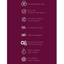 HIKY Rabbit With Clitoral Suction Cup-purple 9 HIKY Rabbit With Clitoral Suction Cup-purple -Sex Shop hiky rabbit with clitoral suction cup purple 4