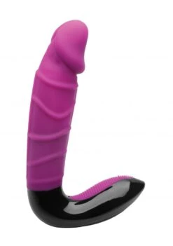 Inmi Rotating Silicone Vibrator Dildo - Pink -Sex Shop inmi rotating silicone vibrator dildo pink 2