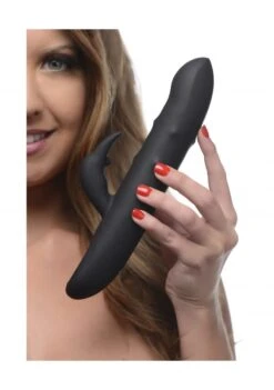 Inmi Royal Rabbits 10X Dancing Bead Rabbit Vibrator - Black