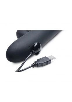 Inmi Royal Rabbits Bunny Thrust 10X Thrusting Rabbit Vibrator - Black -Sex Shop inmi royal rabbits bunny thrust 10x thrusting rabbit vibrator black 3