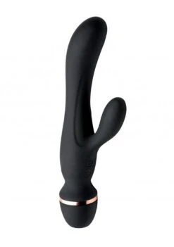Inmi Shegasm Supreme 3 In 1 Silicone Suction Rabbit Vibe - Black -Sex Shop inmi shegasm supreme 3 in 1 silicone suction rabbit vibe black 3