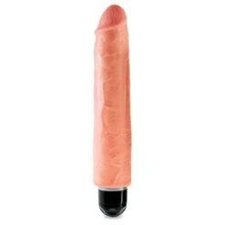 King Cock 10" Vibrating Stiffy Flesh
