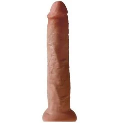 King Cock 13 Inch Realistic Dildo With Suction Cup-Tan