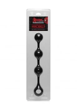 KINK - Anal Essentials Weighted Silicone Anal Balls - Black
