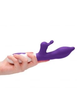 Luna Adonis Rechargeable Rabbit Vibrator - Purple -Sex Shop luna adonis rechargeable rabbit vibrator purple 4
