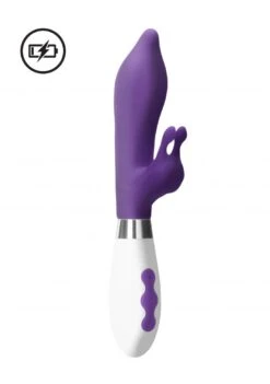 Luna Adonis Rechargeable Rabbit Vibrator - Purple -Sex Shop luna adonis rechargeable rabbit vibrator purple 8