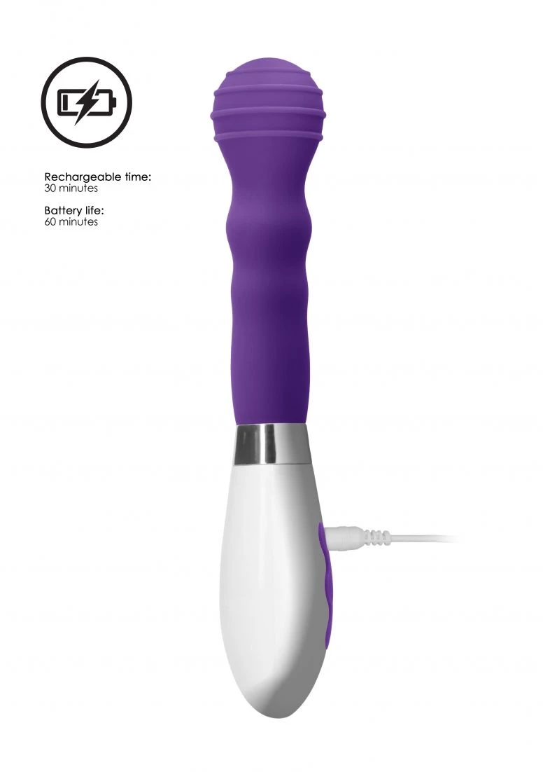 Luna Alida Rechargeable Classic Vibrator - Purple 4 Luna Alida Rechargeable Classic Vibrator - Purple - Image 4