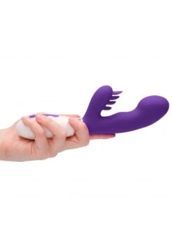 Luna Ares Rechargeable Rabbit Vibrator - Purple -Sex Shop luna ares rechargeable rabbit vibrator purple 4