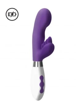 Luna Ares Rechargeable Rabbit Vibrator - Purple -Sex Shop luna ares rechargeable rabbit vibrator purple 8