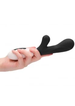 Luna Artemis Rechargeable Classic Rabbit Vibrator - Black -Sex Shop luna artemis rechargeable classic rabbit vibrator black 4