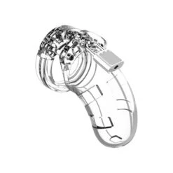 Man|Cage Model 13 Chastity Device 2.5 Inch Cock Cage-Clear