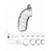 ManCage Model 04 Chastity Cock Cage Device 4.5 Inches-Clear