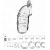 ManCage Model 05 Chastity Cock Cage Device 5.5 Inches-Clear