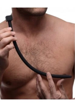 Sex Shop -Sex Shop master series bolted deluxe silicone urethral sounds black 1