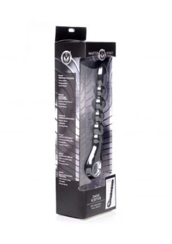 Master Series Dark Scepter 10x Vibrating Silicone Anal Beads