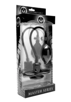 Master Series Inhibitor - Inflatable Gag - Black
