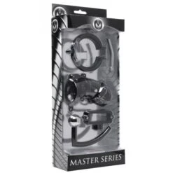 Master Series Oppressor Male Chastity Cock Cage With Ball Clamp And Anal Hook -Sex Shop master series oppressor male chastity cock cage with ball clamp and anal hook 2