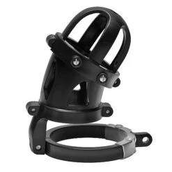 Master Series Oppressor Male Chastity Cock Cage With Ball Clamp And Anal Hook