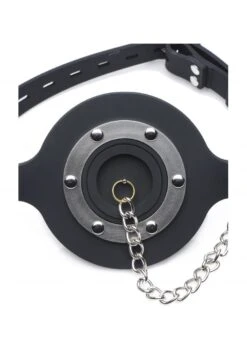 Master Series Pie Hole Silicone Feeding Gag - Black -Sex Shop master series pie hole silicone feeding gag black 5