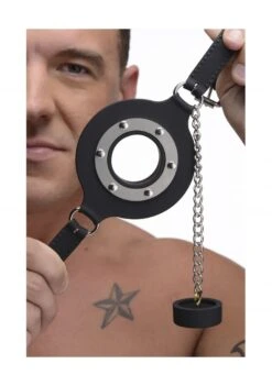 Master Series Pie Hole Silicone Feeding Gag - Black -Sex Shop master series pie hole silicone feeding gag black 9