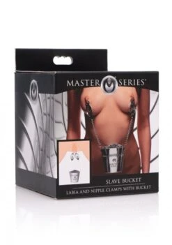 Master Series Slave Bucket Labia And Nipple Clamps