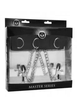 Master Series Submission Collar And Nipple Clamp Union