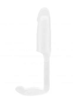 No.38 - Stretchy Penis Extension And Plug - Translucent -Sex Shop no 38 stretchy penis extension and plug translucent 3