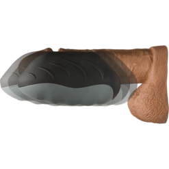 OptiMALE™ - SECONDSKYN™ Silicone Warming Masturbator Stroker - Vibrating - Rechargeable -Sex Shop optimaletm secondskyntm silicone warming masturbator stroker vibrating rechargeable 4