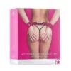 Ouch Adjustable Leather Handcuffs With Handle-pink
