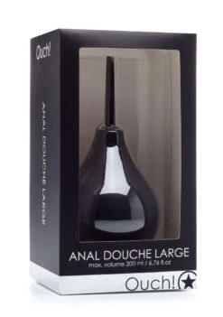 Ouch Anal Douche - Large - Black